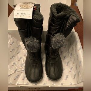 Pajar Fay Black Waterproof Winter Boots, 6